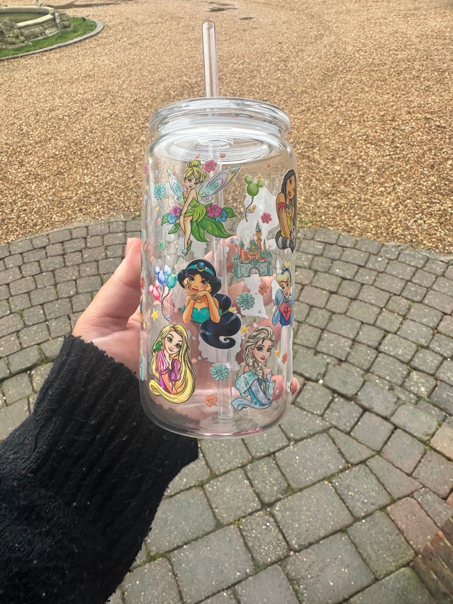 Princess glass can