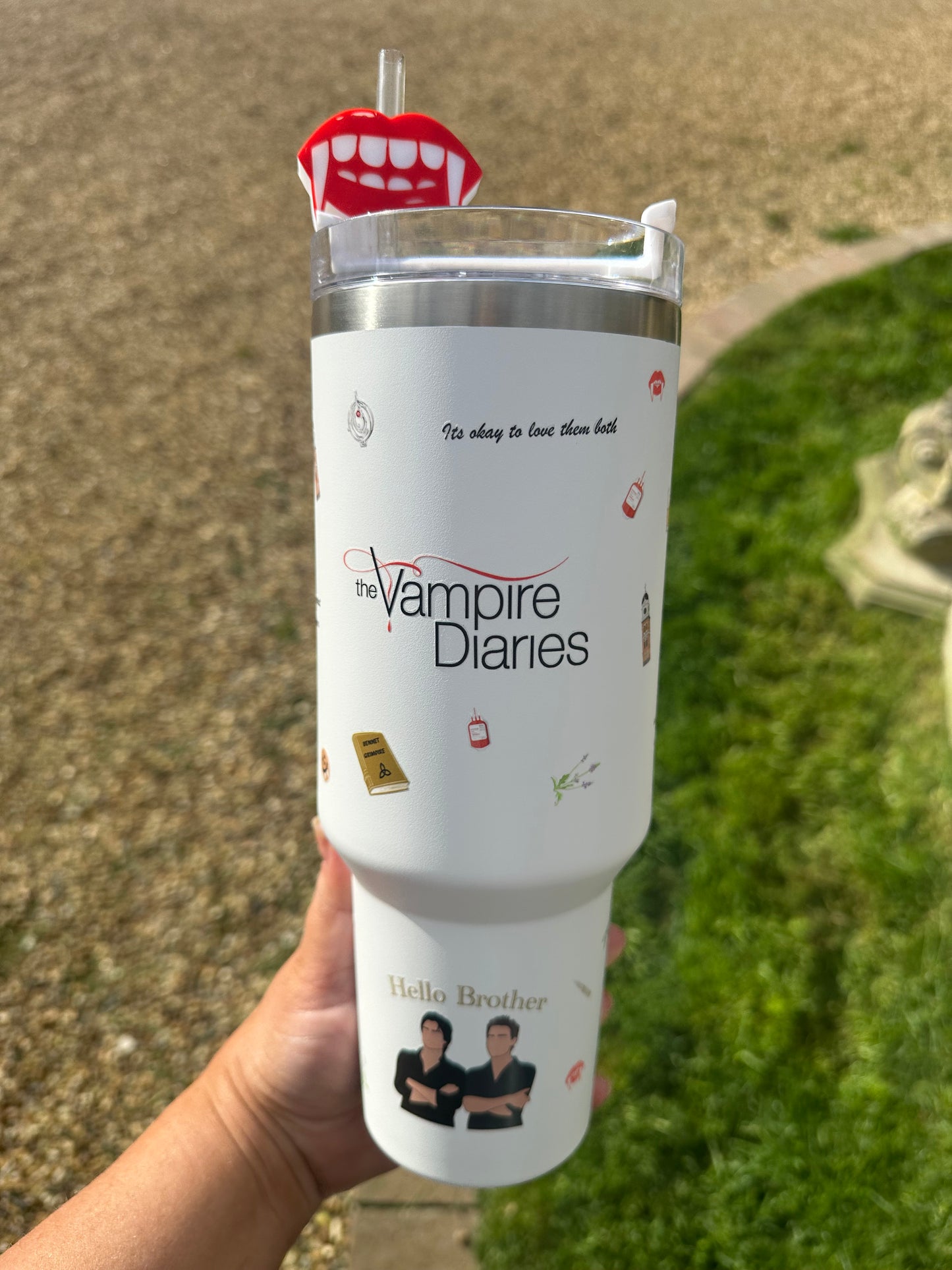 Vampire diaries 40oz tumbler