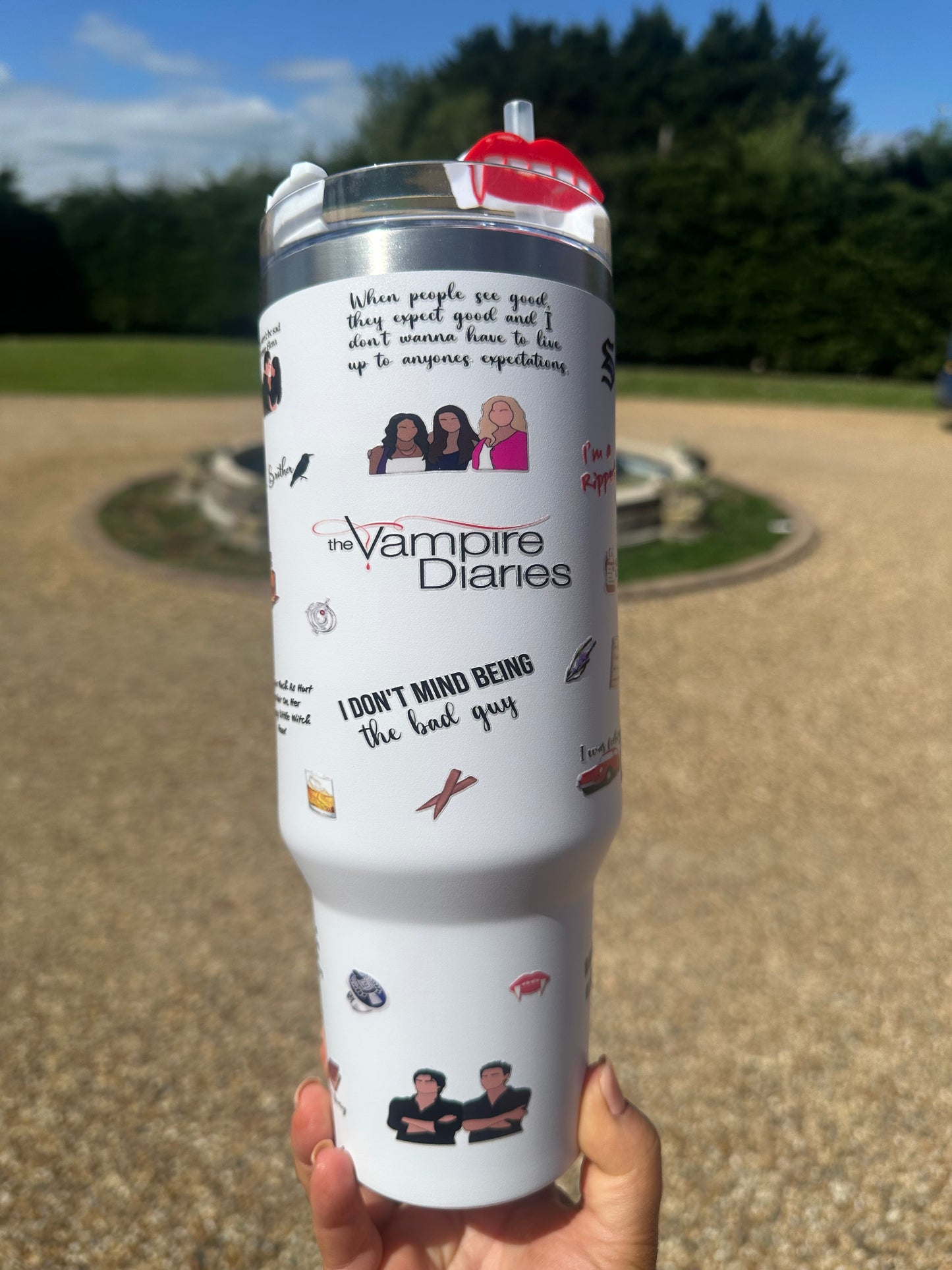 Vampire diaries 40oz tumbler