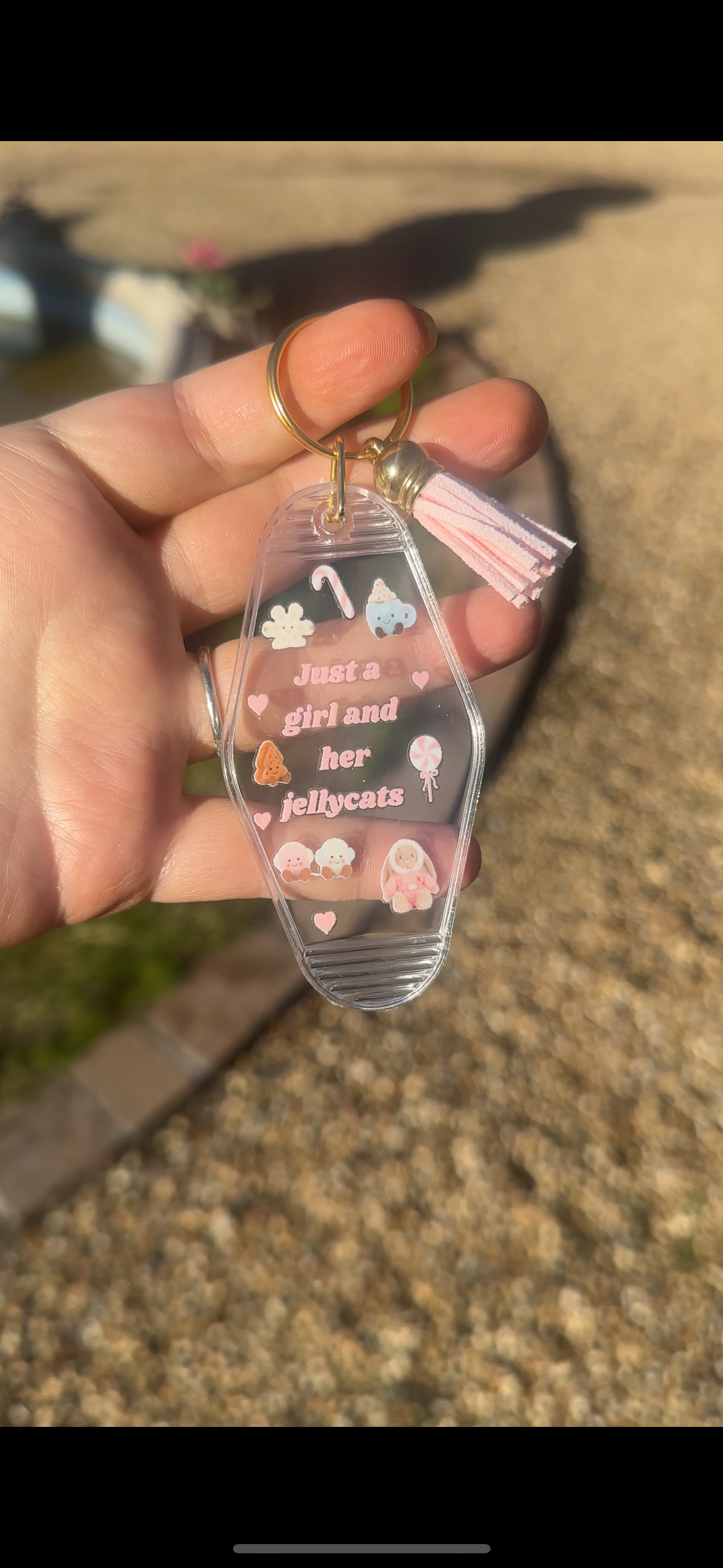 Jellycat inspired keyrings