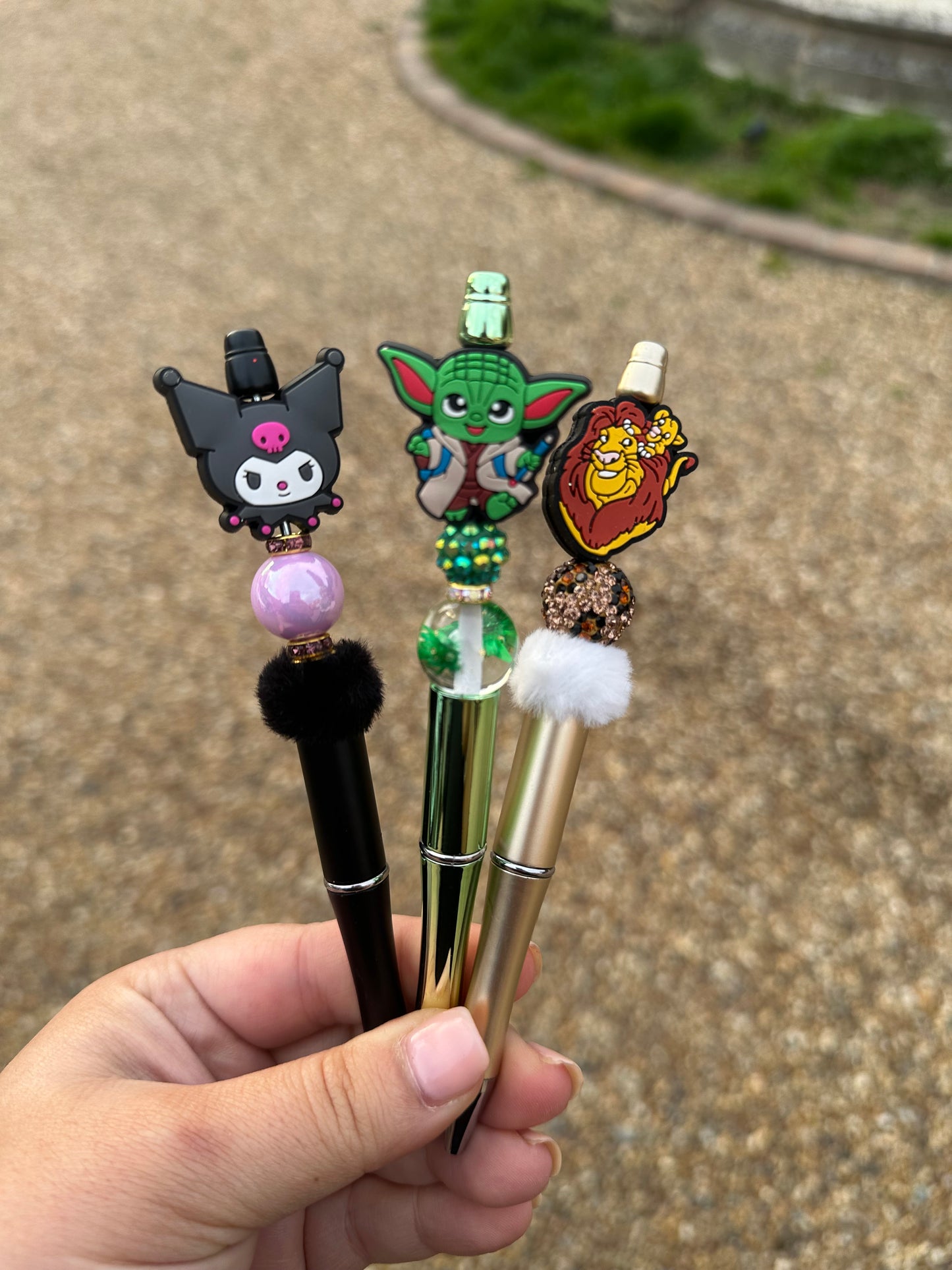 Beaded pens
