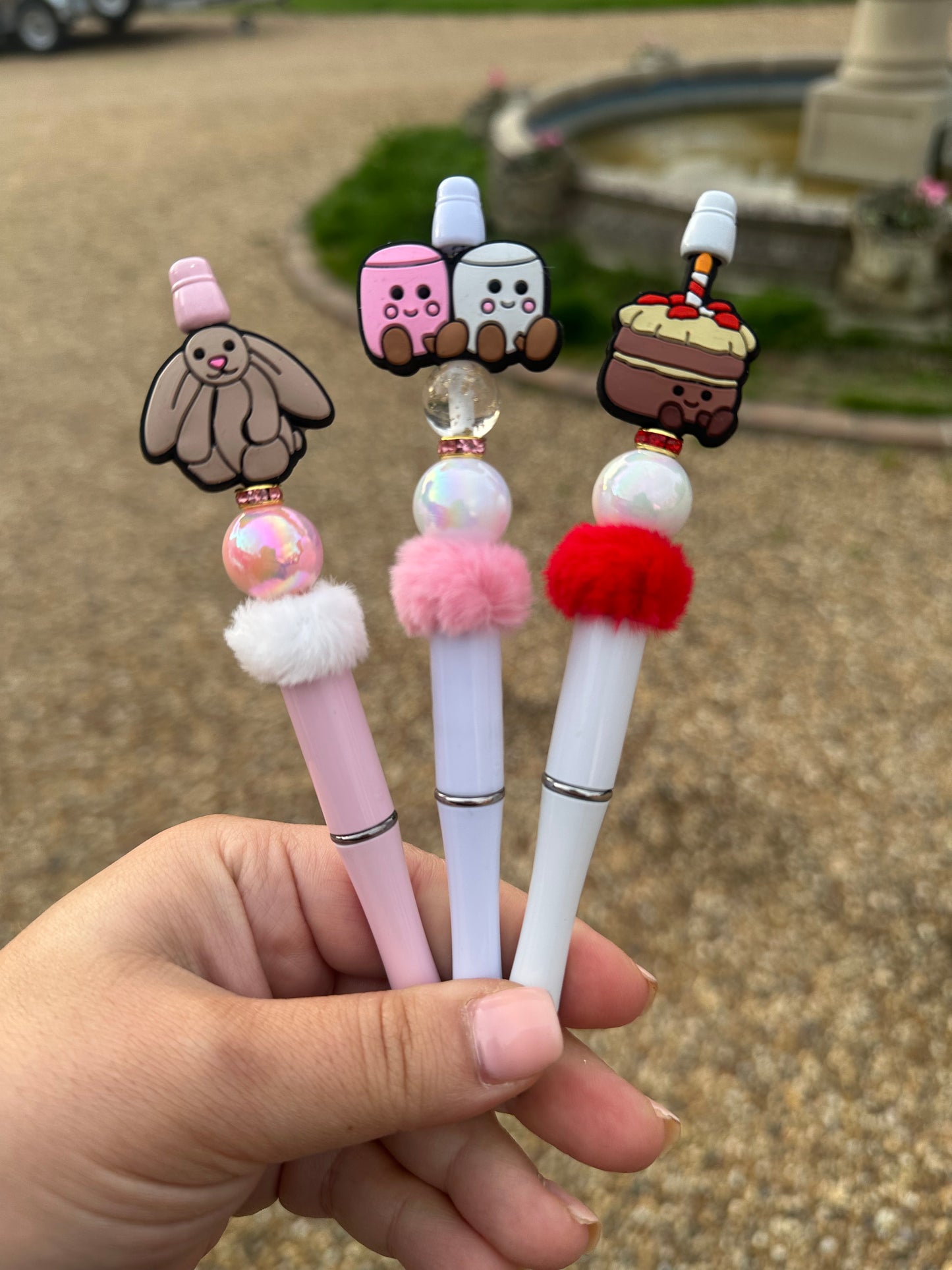 Beaded pens