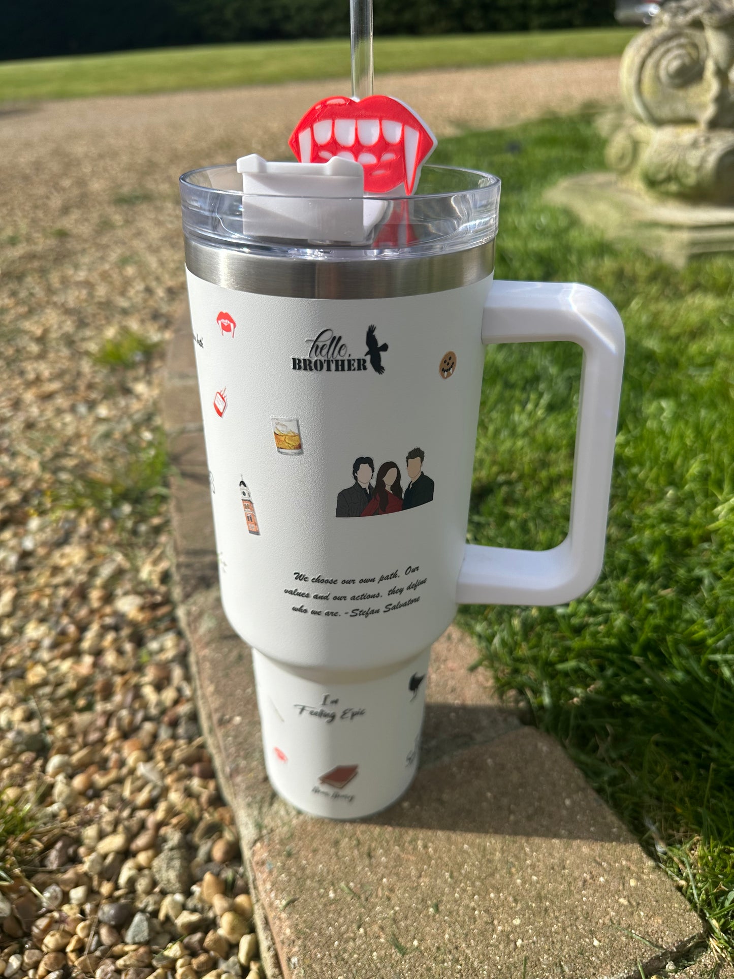 Vampire diaries 40oz tumbler