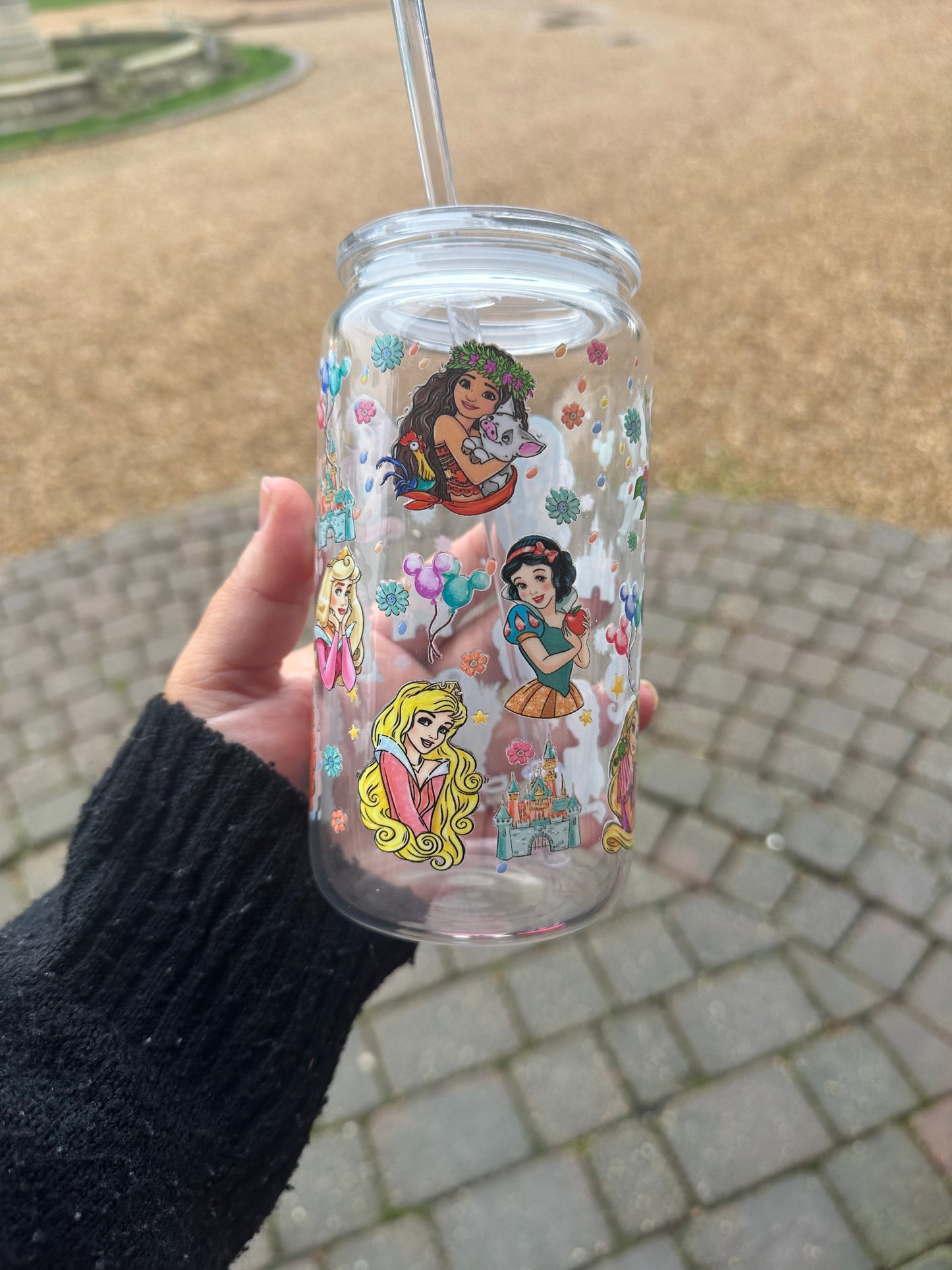 Princess glass can