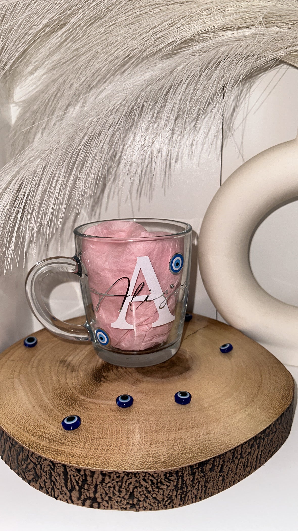 Personalised evil eye mug