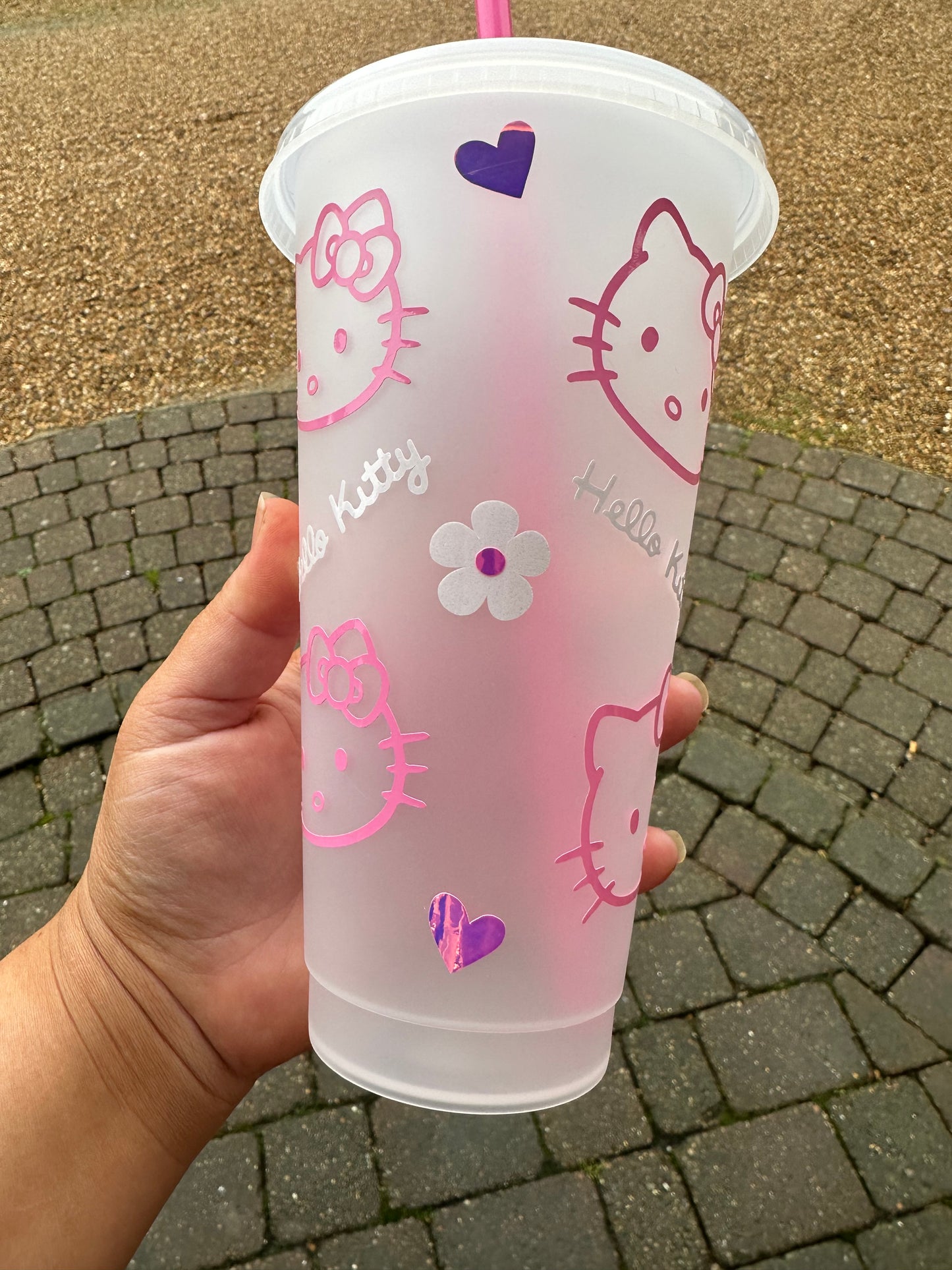 Hello kitty cold cup