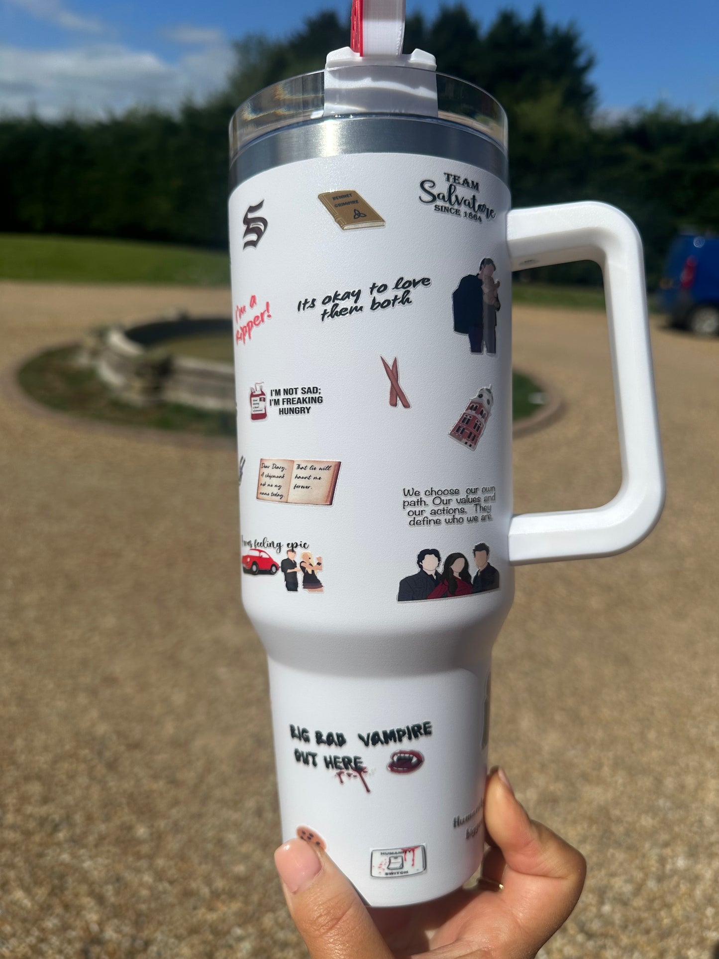 Vampire diaries 40oz tumbler