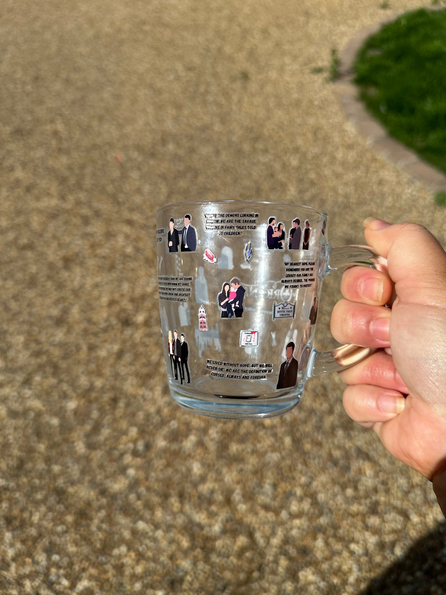 The Originals glass mug