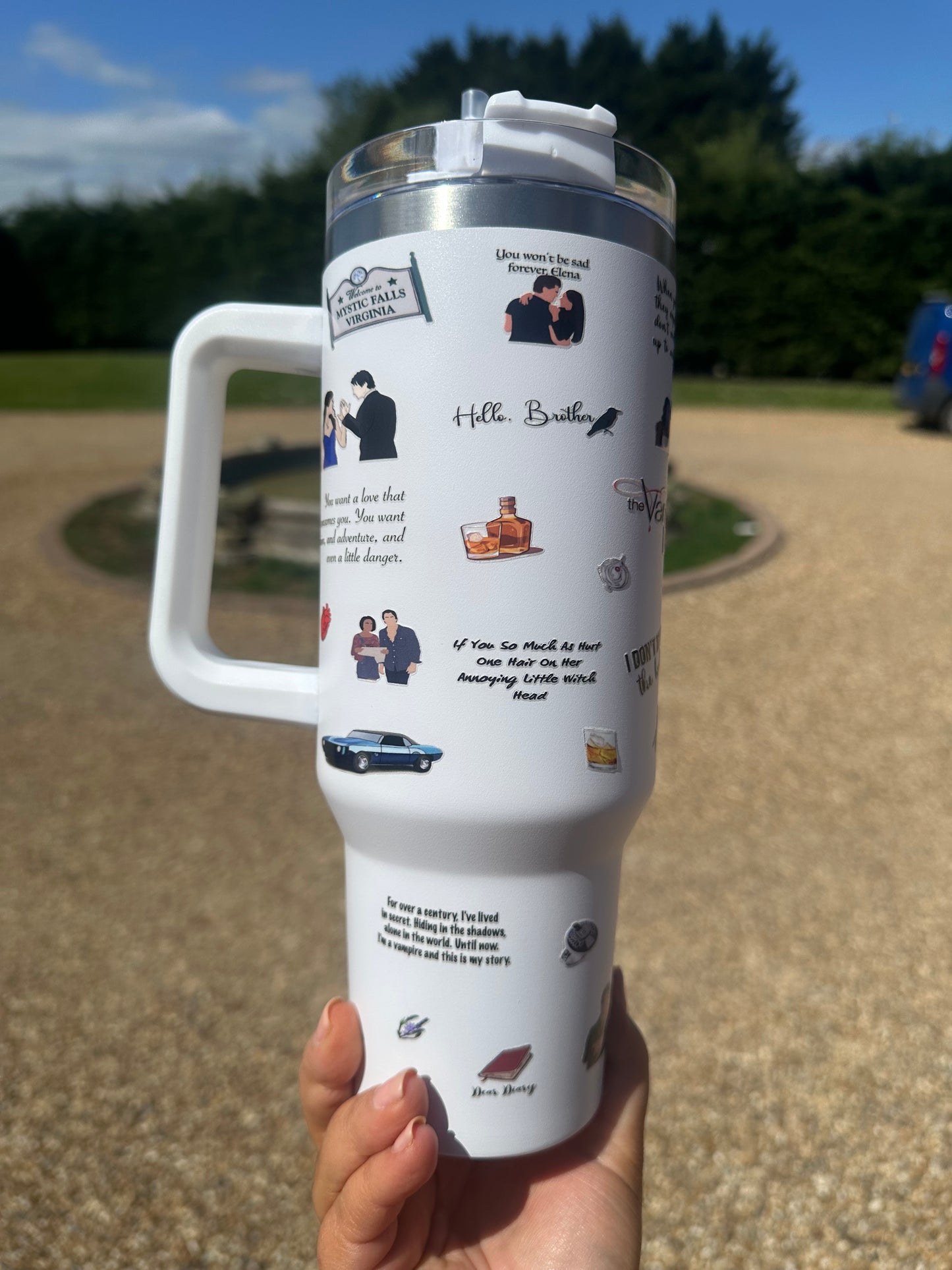 Vampire diaries 40oz tumbler