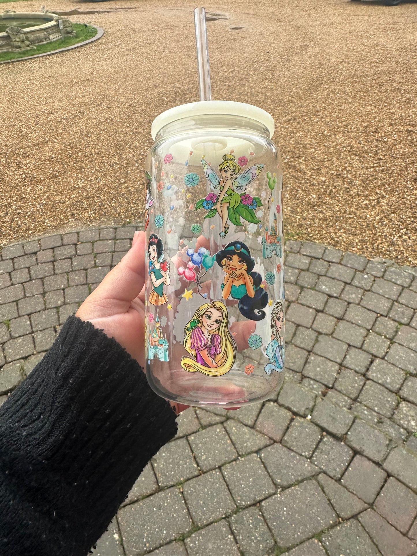 Princess glass can