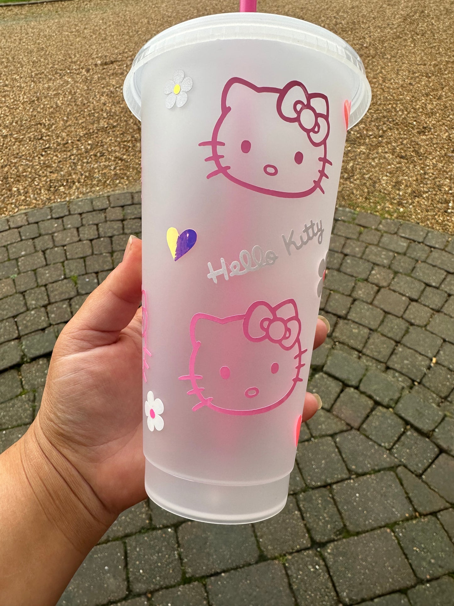 Hello kitty cold cup
