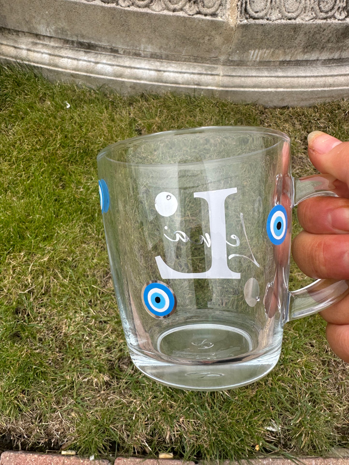 Personalised evil eye mug