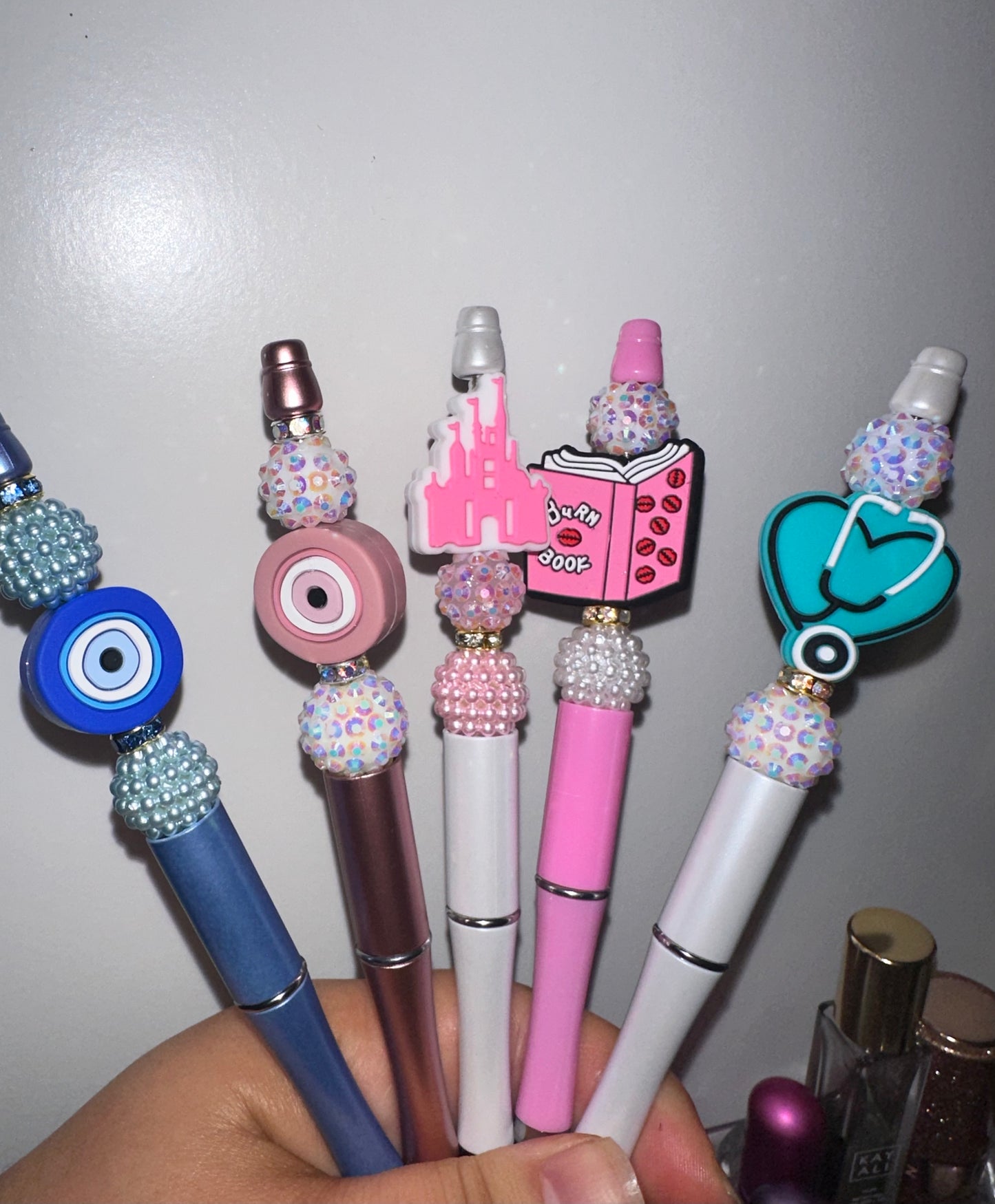 Beaded pens