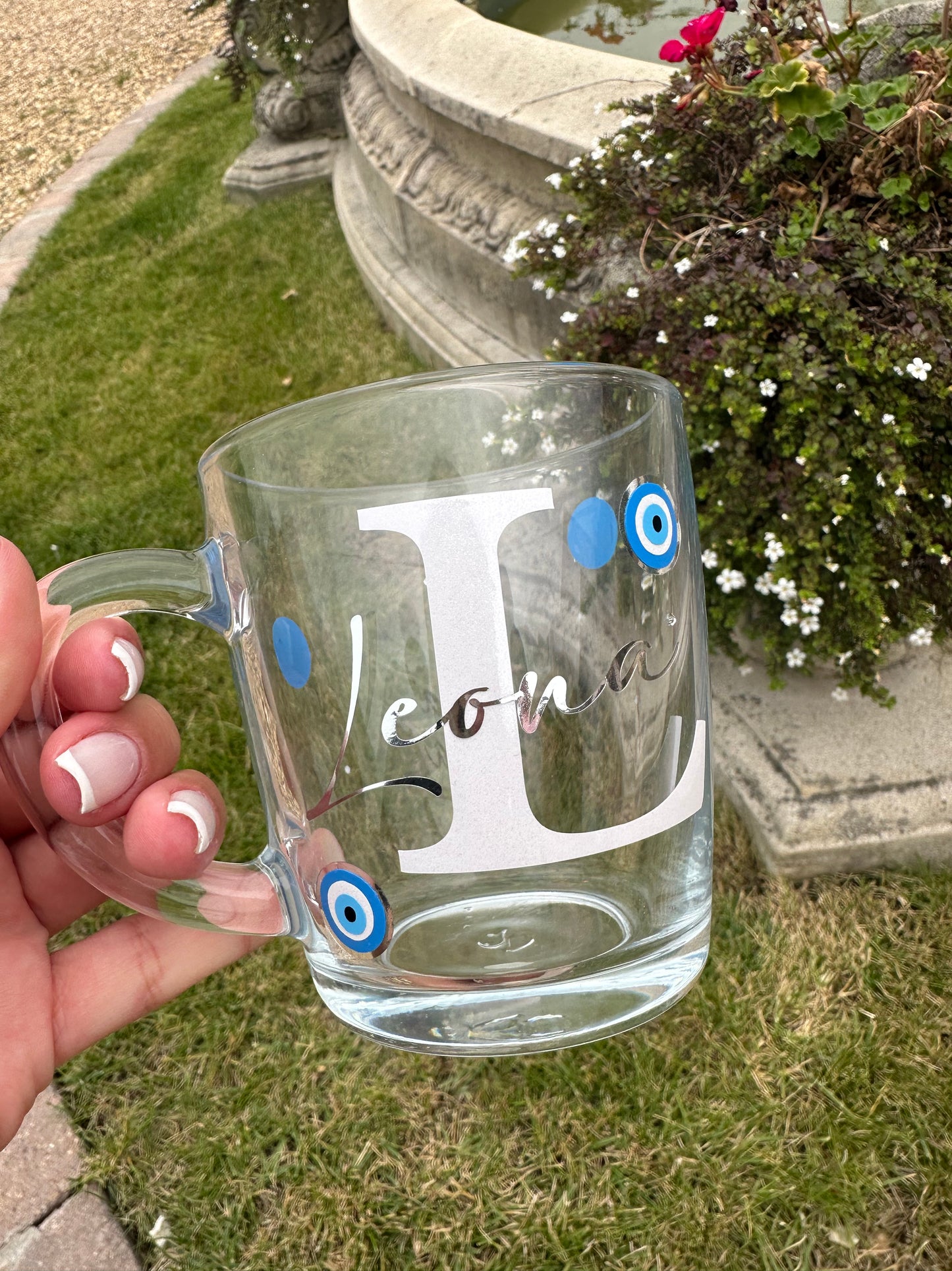 Personalised evil eye mug