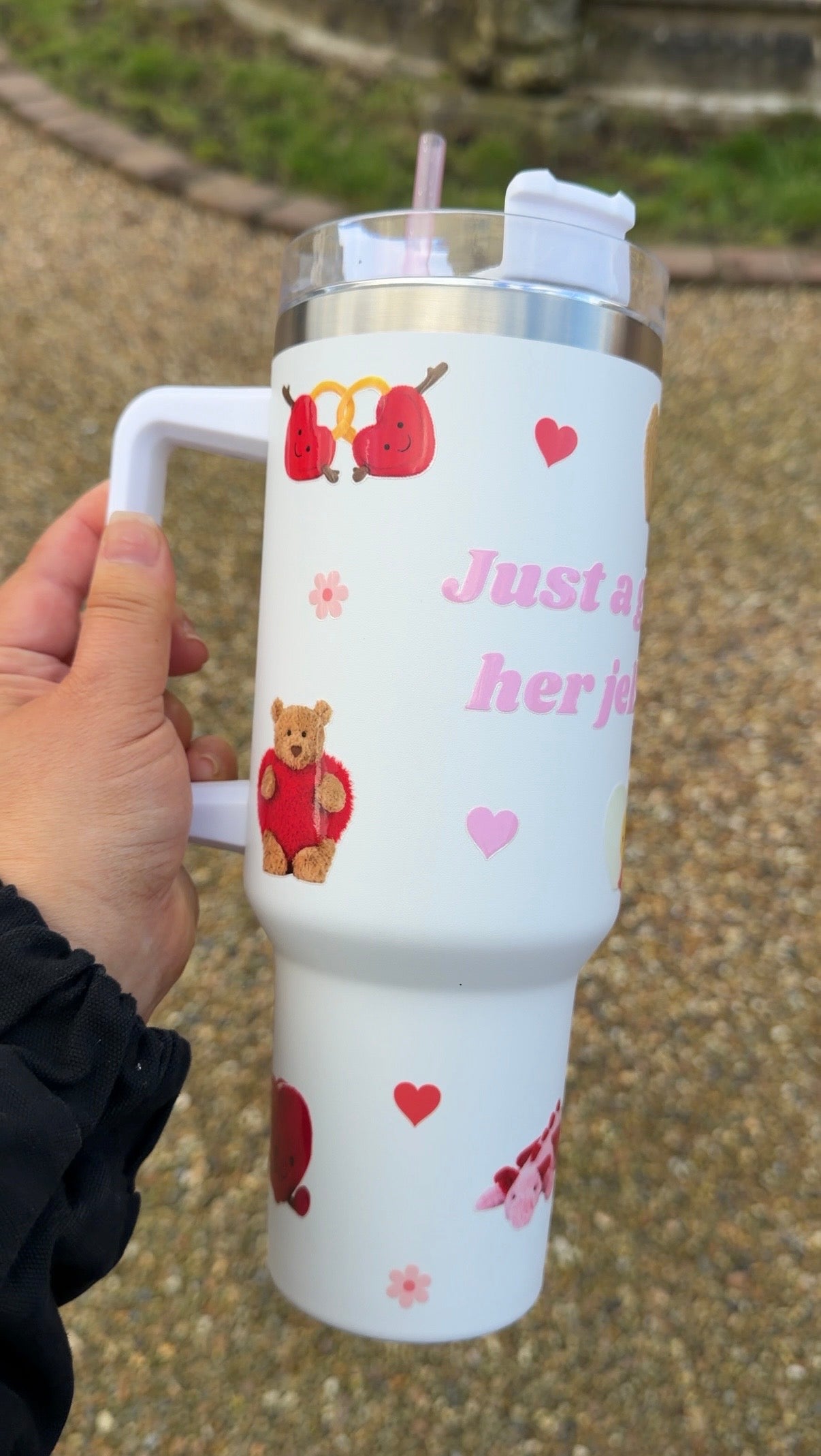 Jellycat valentines tumbler