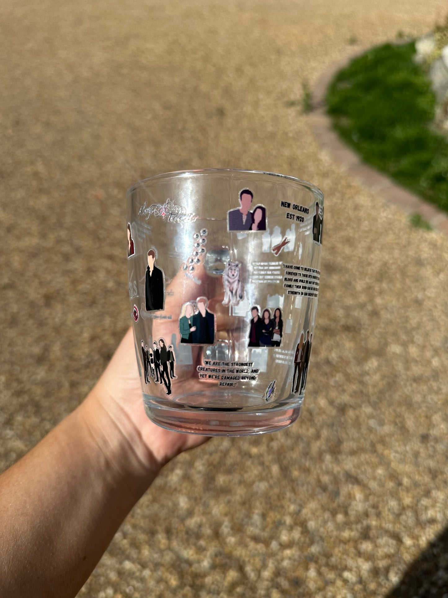 The Originals glass mug