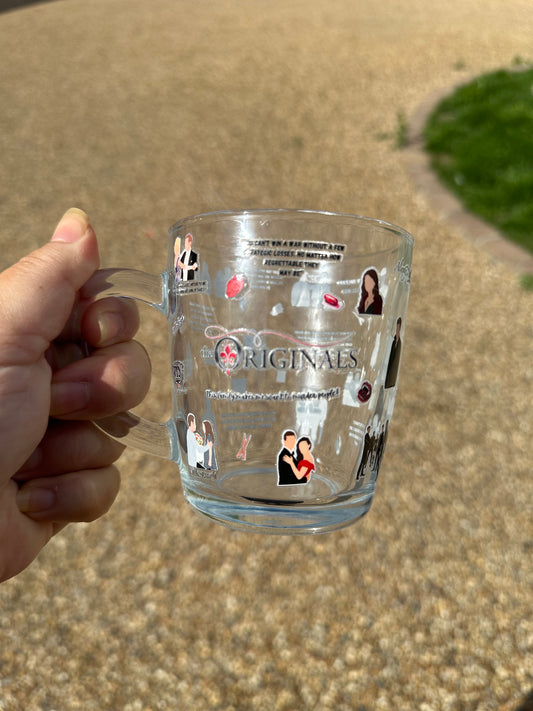 The Originals glass mug