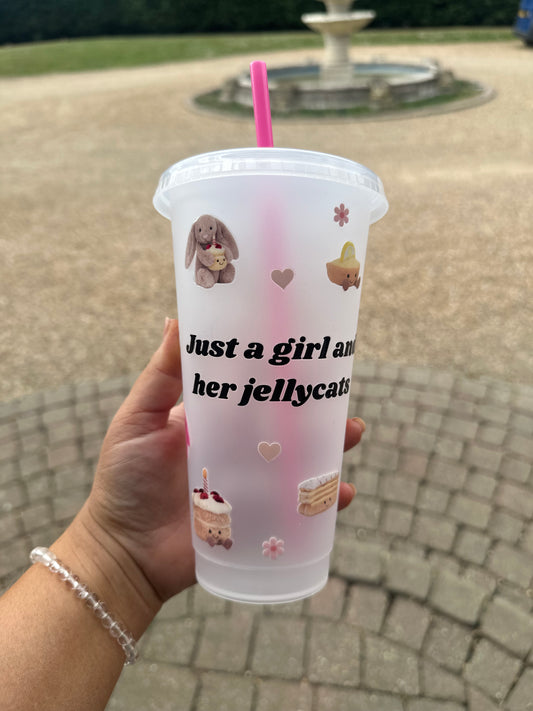 Jellycat inspired cold cup