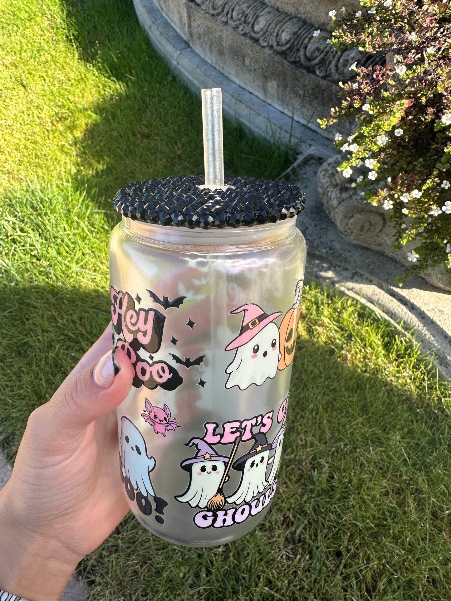 Halloween spooky vibes tumbler