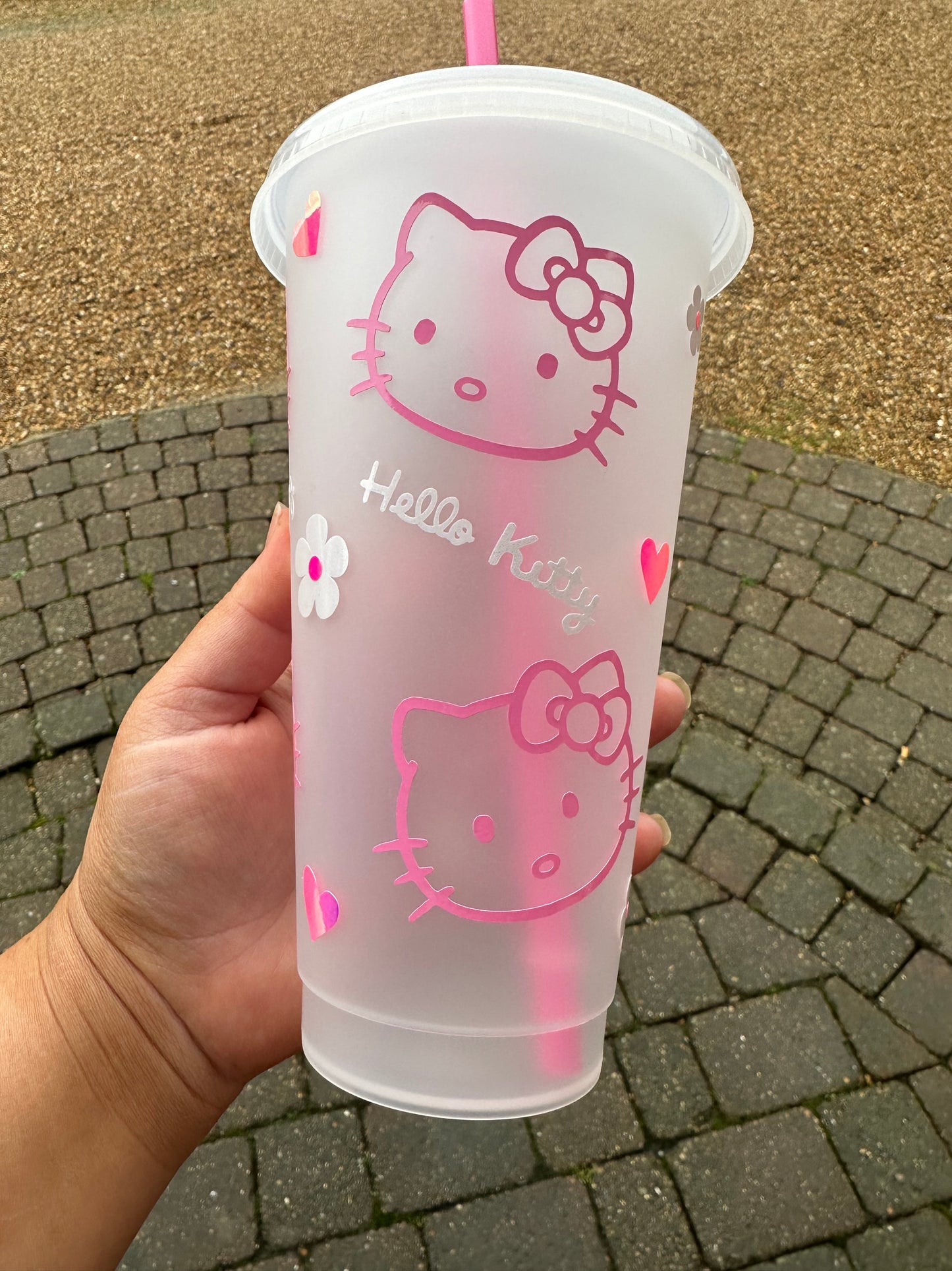 Hello kitty cold cup