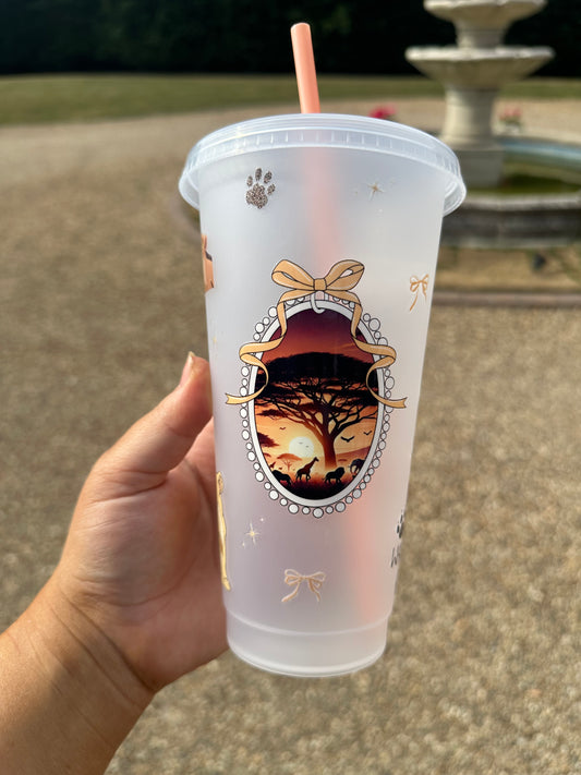 Lion king plastic cup