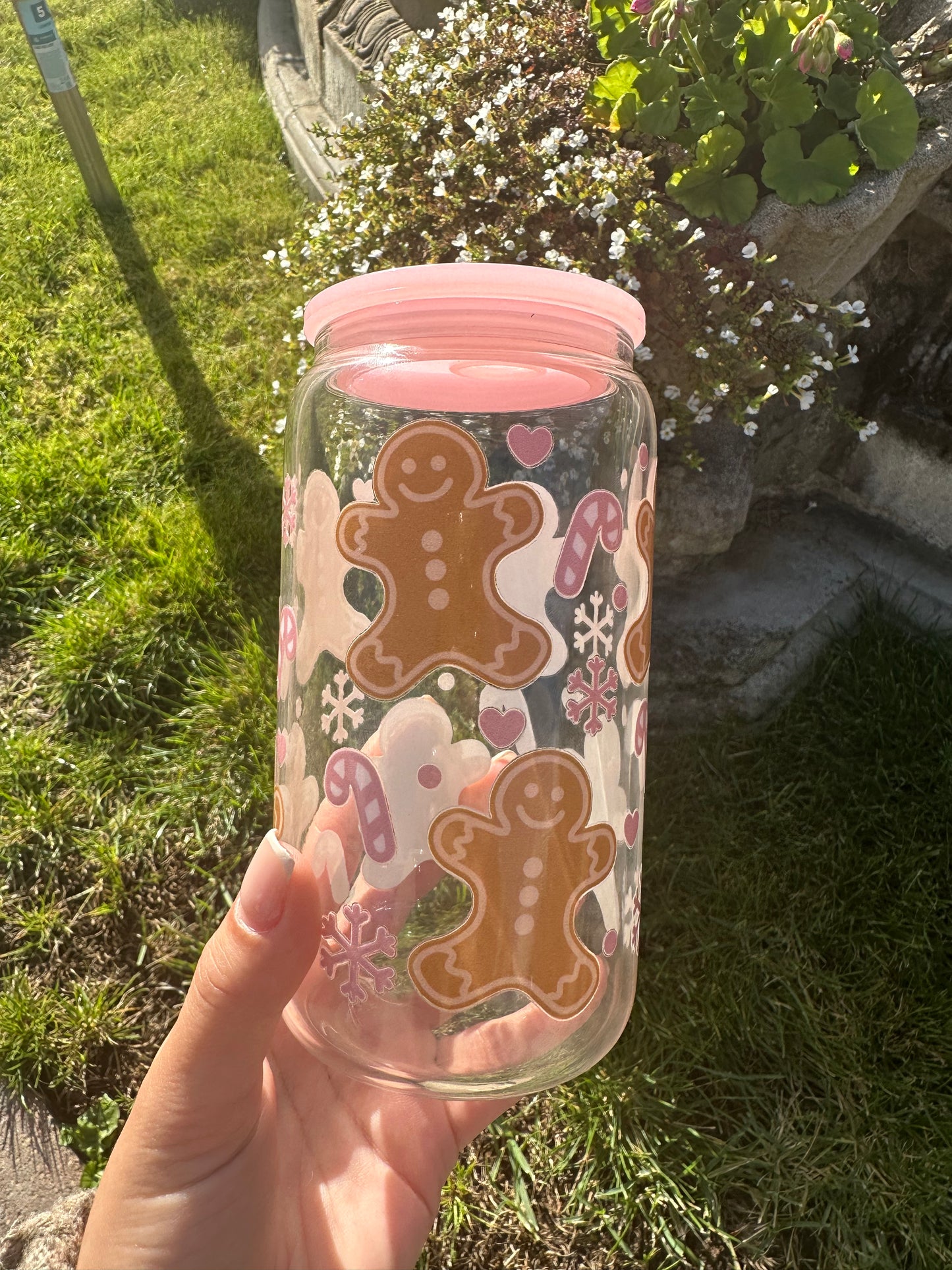 Gingerbread 16oz tumbler