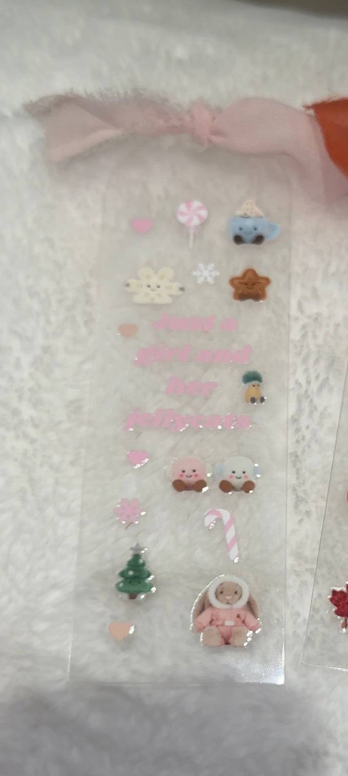 Jellycat inspired bookmarks