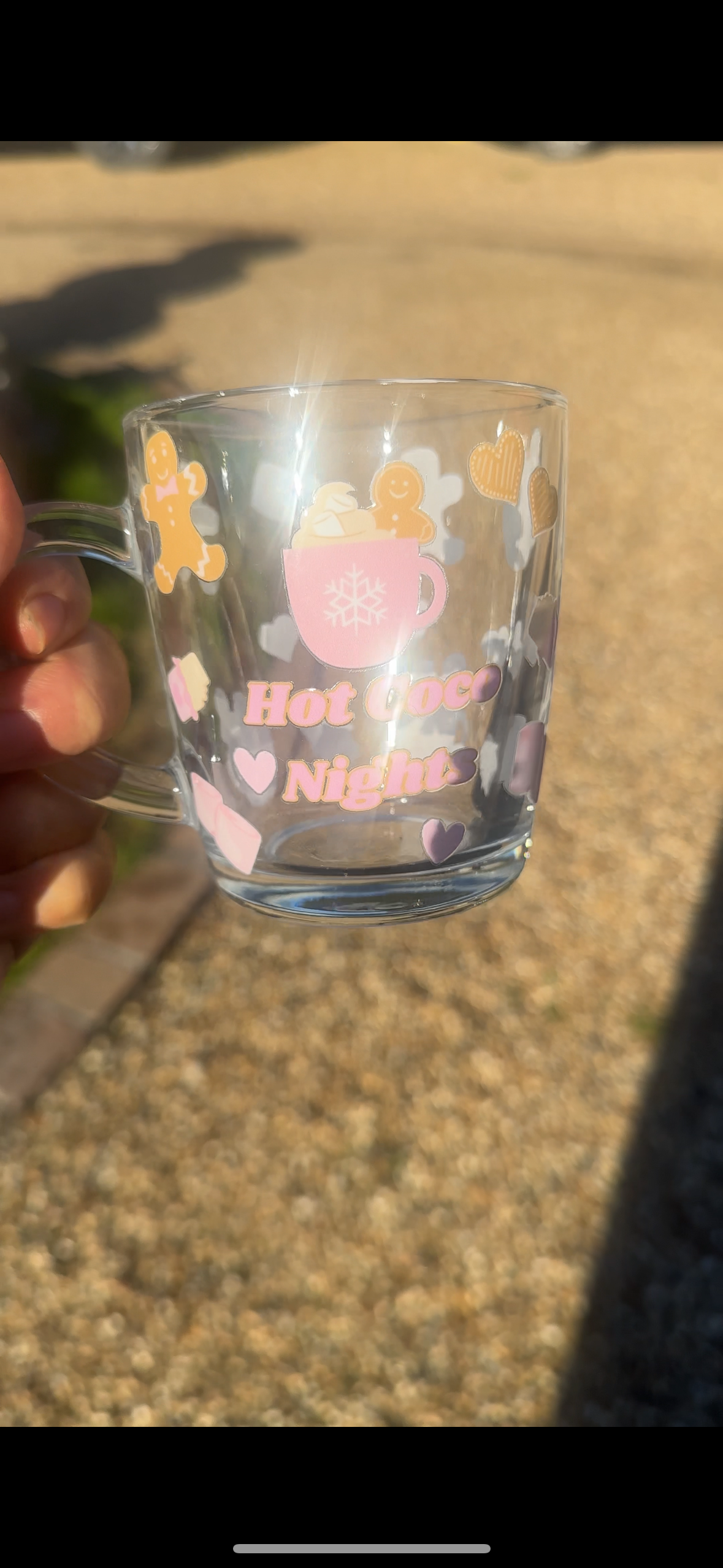 Christmas gingerbread mug