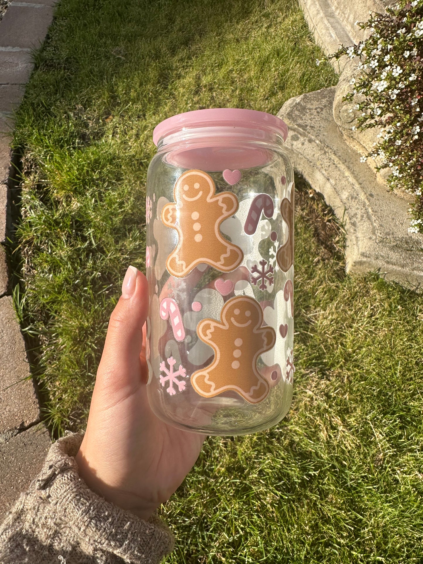 Gingerbread 16oz tumbler