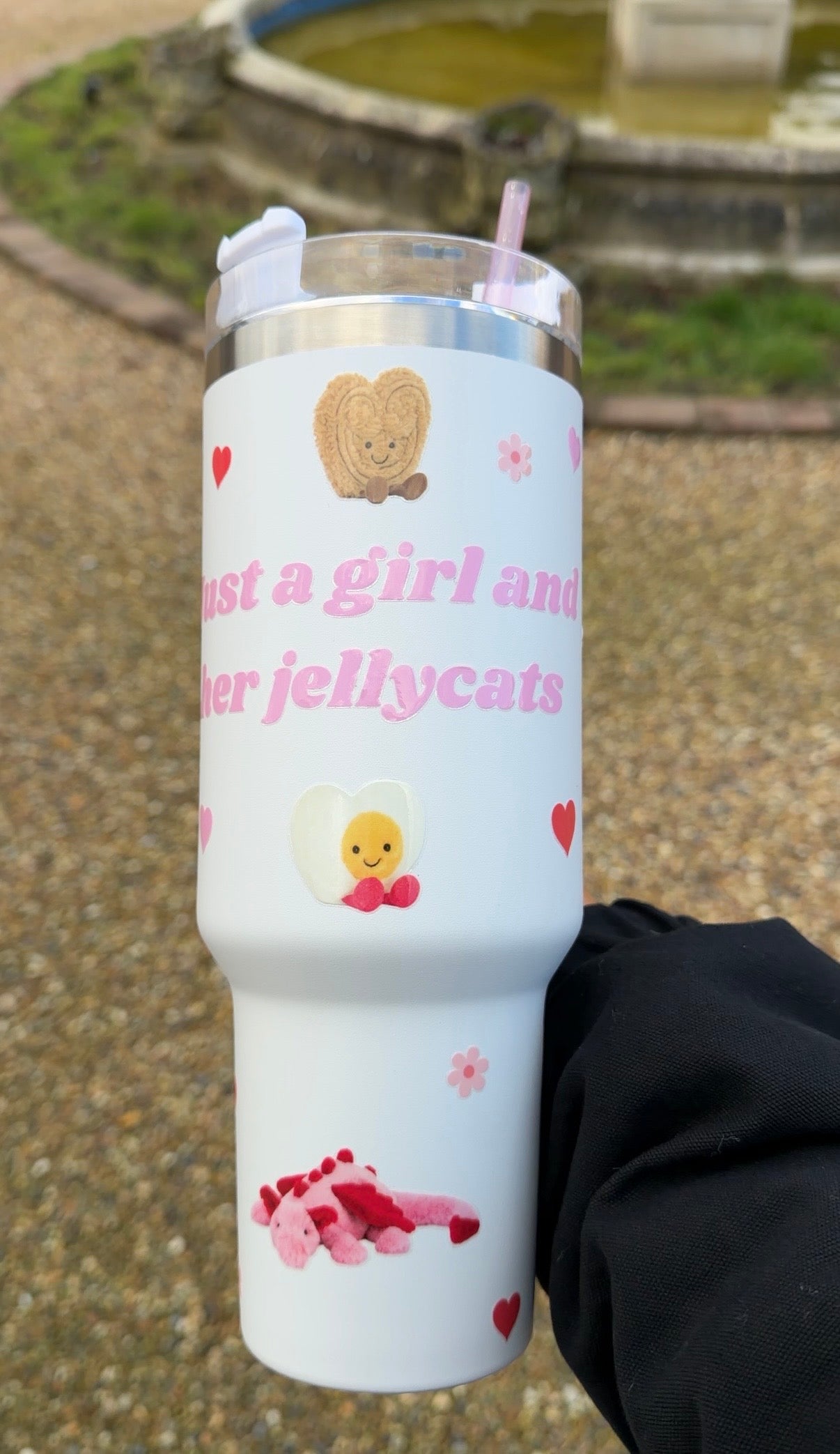 Jellycat valentines tumbler