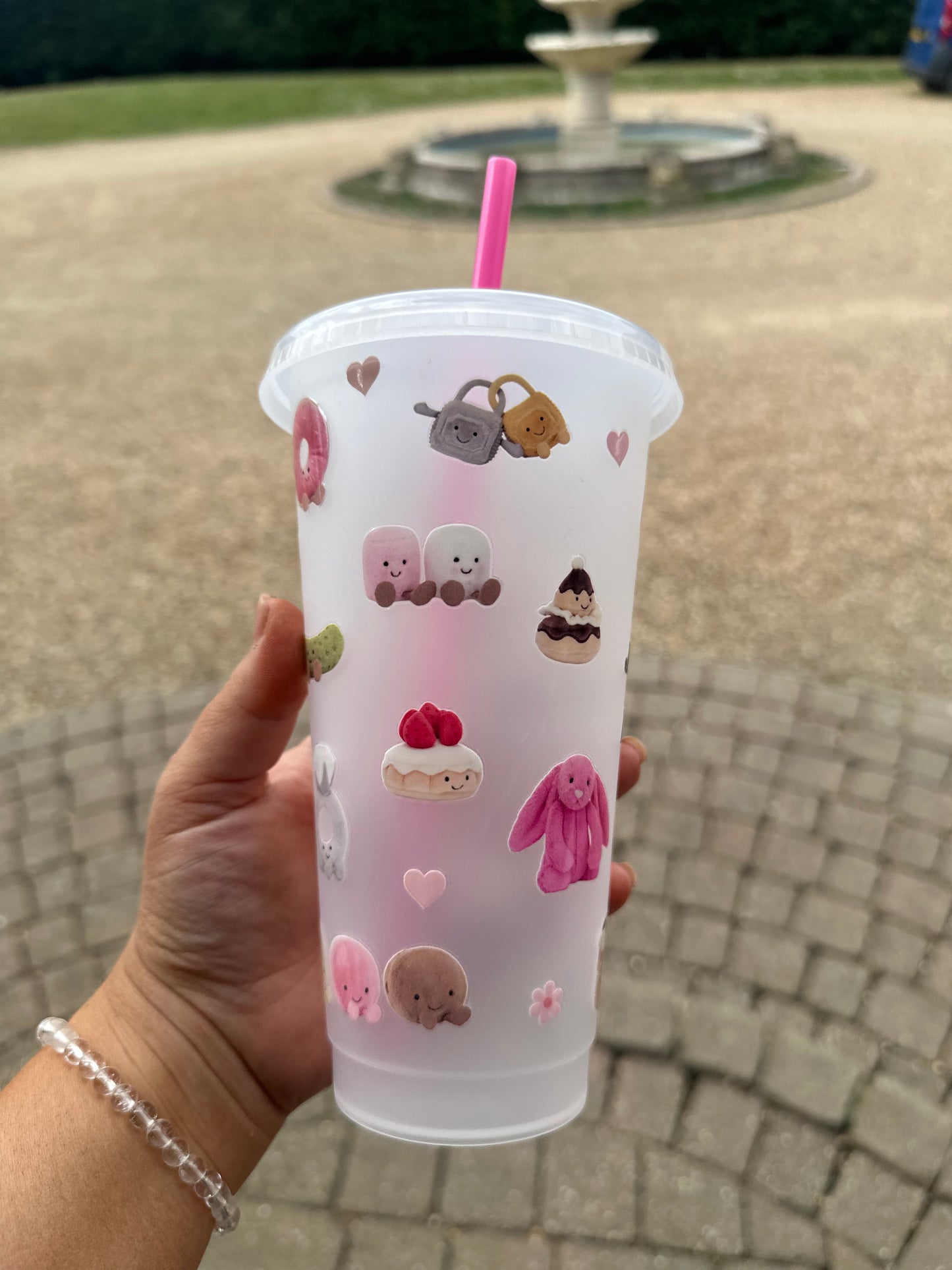 Jellycat inspired cold cup